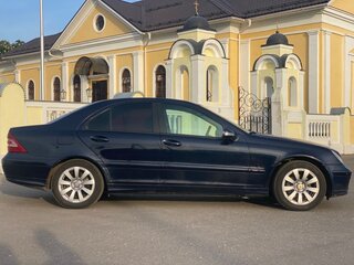 2004 Mercedes-Benz C-Класс 200 II (W203) Рестайлинг, синий, 510000 рублей, вид 3
