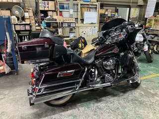 2004 Harley-Davidson Electra Glide, фиолетовый, 777000 рублей, вид 3