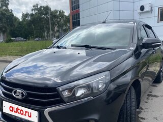 2016 Lada (ВАЗ) Vesta I, чёрный, 900000 рублей, вид 1