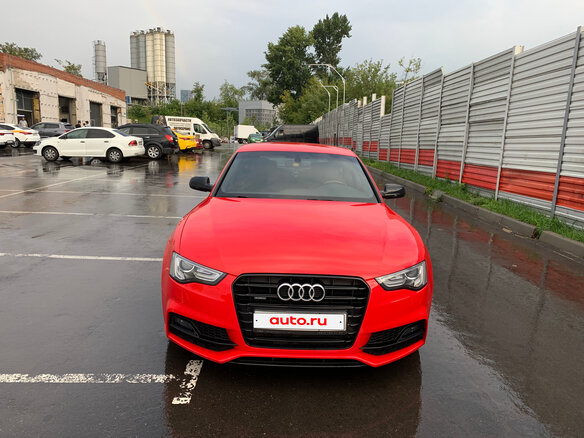 2016 Audi A5 I (8T) Рестайлинг, красный - вид 7