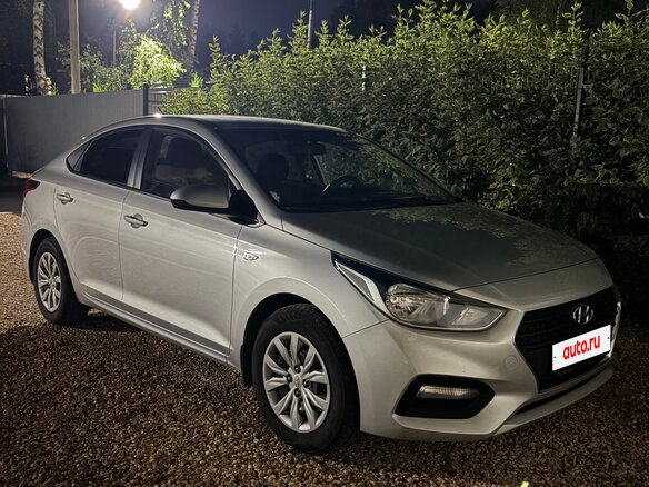 2017 Hyundai Solaris II, серебристый, 1190000 рублей - вид 7