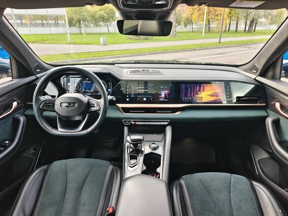 2023 Geely Monjaro I, синий - вид 13
