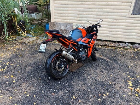 2022 KTM RC 390, оранжевый - вид 4
