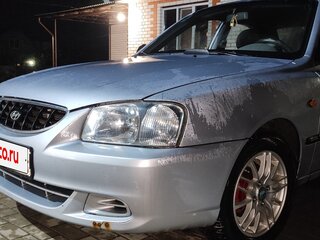 2008 Hyundai Accent ТагАЗ II, серебристый, 450000 рублей, вид 4