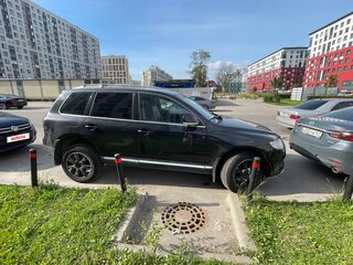 2008 Volkswagen Touareg I Рестайлинг, чёрный, 1099000 рублей, вид 3