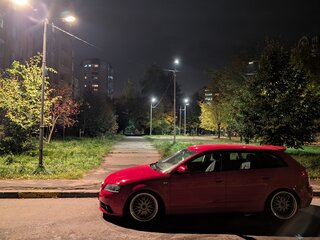 2008 Audi A3 II (8P) Рестайлинг 1, красный, 750000 рублей, вид 1
