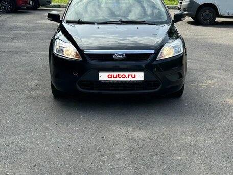 2011 Ford Focus II Рестайлинг, чёрный, 499000 рублей, вид 2
