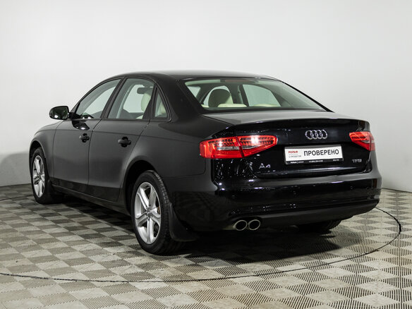 2014 Audi A4 IV (B8) Рестайлинг, чёрный, 1930500 рублей - вид 6