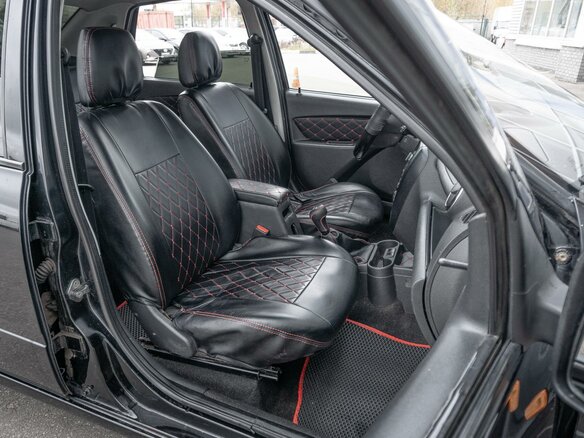 2013 Lada (ВАЗ) Granta I, чёрный, 288000 рублей - вид 9