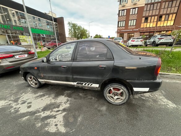 2008 Chevrolet Lanos I, чёрный, 80000 рублей - вид 2