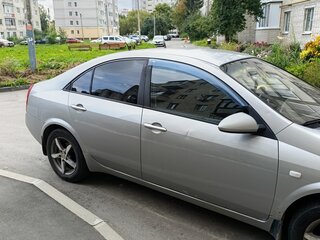 2007 Nissan Primera III (P12), серебристый, 320000 рублей, вид 4