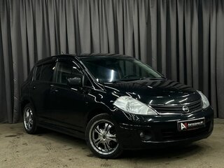 2010 Nissan Tiida I Рестайлинг, чёрный, 709888 рублей, вид 2