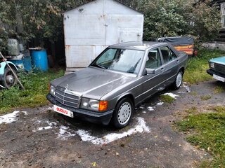 1984 Mercedes-Benz 190 (W201), серый, 350000 рублей, вид 1