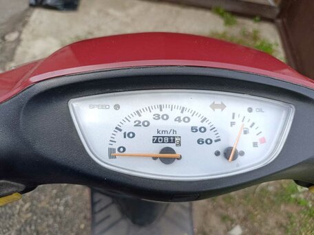 2002 Honda Dio, красный, 63000 рублей, вид 2