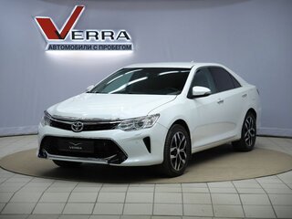 2016 Toyota Camry VII (XV50) Рестайлинг, белый, 1990000 рублей, вид 1