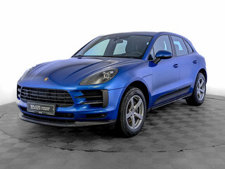 2021 Porsche Macan I Рестайлинг, синий, 4070000 рублей, вид 1