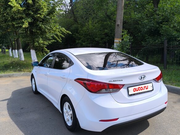 2014 Hyundai Elantra V (MD), белый, 1300000 рублей - вид 7
