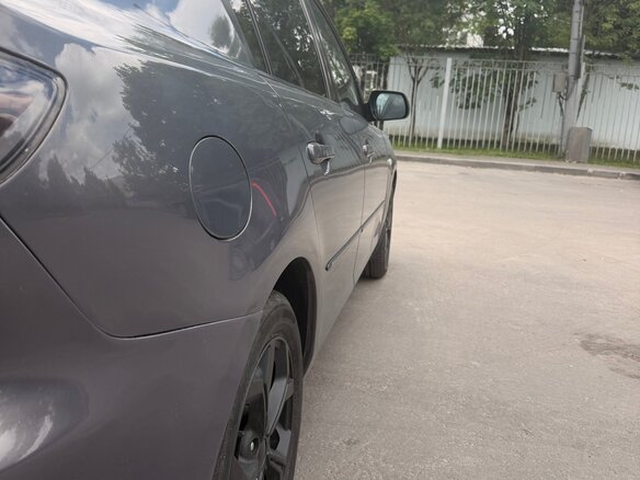 2007 Mazda 3 I (BK) Рестайлинг, серый - вид 4