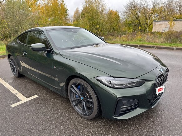 2021 BMW 4 серии 420d xDrive G22, G23, G26, зелёный, 5500000 рублей - вид 2