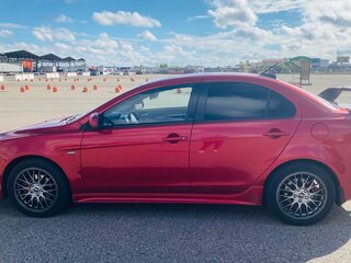 2008 Mitsubishi Lancer X, красный, 920000 рублей, вид 2