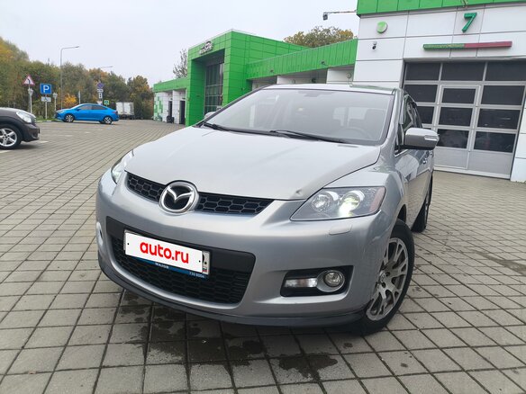 2008 Mazda CX-7 I, серебристый, 780000 рублей - вид 3