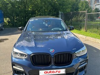 2018 BMW X4 M40i II (G02), синий, 4850000 рублей, вид 1