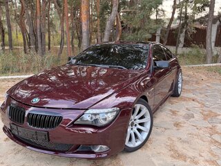 2008 BMW 6 серии 650i II (E63/E64) Рестайлинг, красный, 1100000 рублей, вид 1