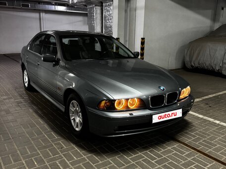 2001 BMW 5 серии 525i IV (E39) Рестайлинг, голубой, 2300000 рублей, вид 3