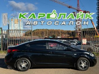 2015 Hyundai Elantra V (MD) Рестайлинг, чёрный, 1049000 рублей, вид 4