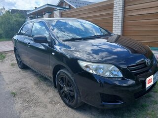 2008 Toyota Corolla AMT X (E140, E150), чёрный, 650000 рублей, вид 2