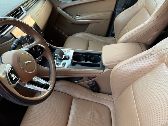 2021 Jaguar F-Pace I Рестайлинг, синий, 4300000 рублей - вид 19