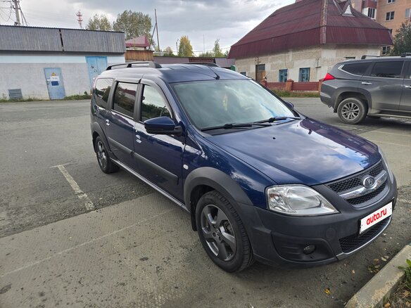 2017 Lada (ВАЗ) Largus Cross I, синий - вид 2