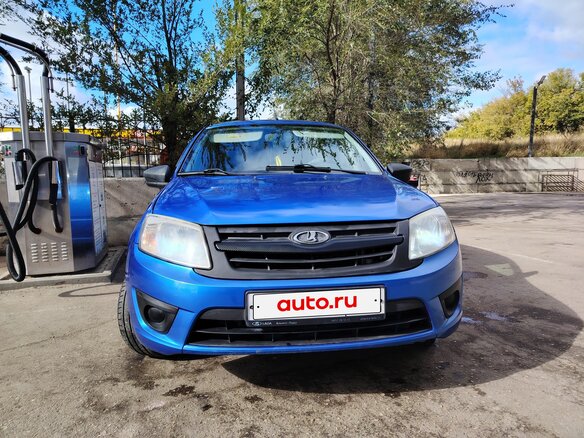 2017 Lada (ВАЗ) Granta I, синий, 550000 рублей