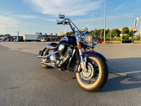 2002 Honda VTX 1800, синий, 635000 рублей