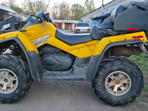 2007 BRP Can-Am Outlander 800, жёлтый, 620000 рублей - вид 2
