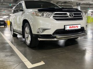2011 Toyota Highlander II (XU40) Рестайлинг, белый, 1680000 рублей, вид 4