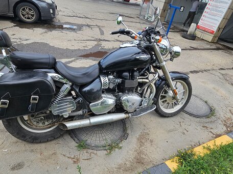 2008 Triumph America, чёрный, 420000 рублей, вид 5