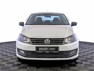 2018 Volkswagen Polo V Рестайлинг, белый, 1180000 рублей, вид 2