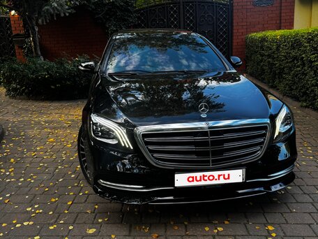 2017 Mercedes-Benz S-Класс 350 d VI (W222, C217) Рестайлинг, чёрный, 4950000 рублей, вид 3
