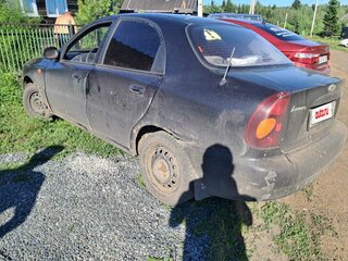 2007 Chevrolet Lanos I, чёрный, 140000 рублей, вид 4