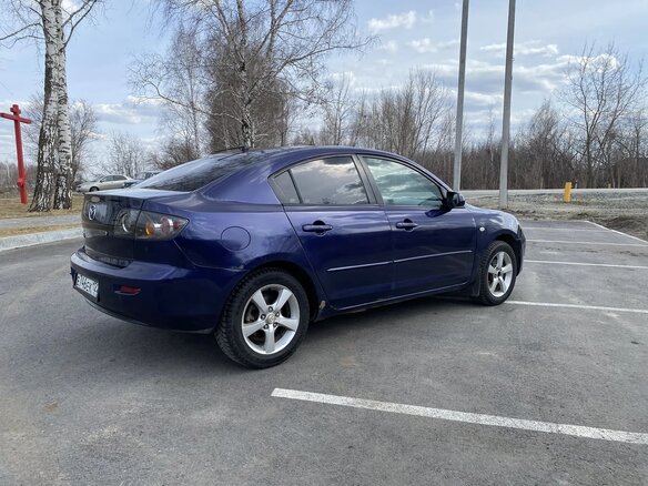 2005 Mazda 3 I (BK), синий, 470000 рублей - вид 4