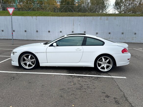2008 BMW 6 серии 650i II (E63/E64) Рестайлинг, белый, 1990000 рублей - вид 7