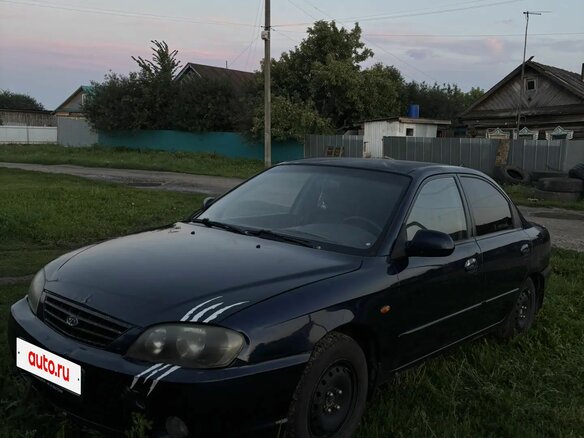 2007 Kia Spectra I Рестайлинг 2, синий, 210000 рублей