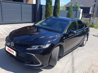 2021 Toyota Camry VIII (XV70) Рестайлинг, чёрный, 2799000 рублей, вид 4