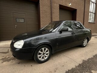 2008 Lada (ВАЗ) Priora I, чёрный, 170000 рублей, вид 3