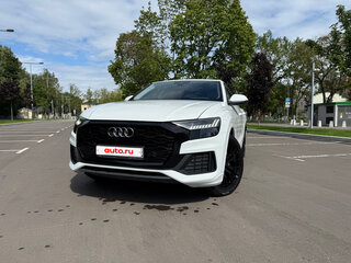 2019 Audi Q8 45 TDI I (4M), белый, 5600000 рублей, вид 2