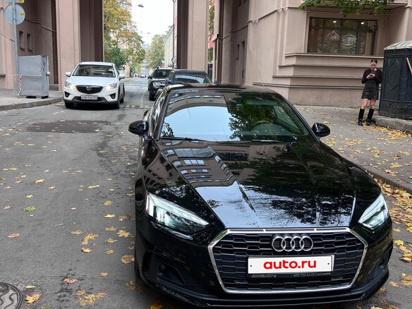2022 Audi A5 35 TFSI II (F5) Рестайлинг, чёрный, 3750000 рублей - вид 1