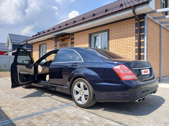2008 Mercedes-Benz S-Класс 350 Long V (W221), синий, 1550000 рублей - вид 2