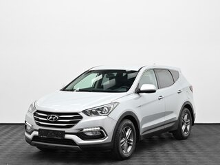 2017 Hyundai Santa Fe III Рестайлинг, серебристый, 2049000 рублей, вид 3