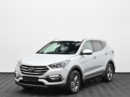 2017 Hyundai Santa Fe III Рестайлинг, серебристый, 1999000 рублей, вид 3